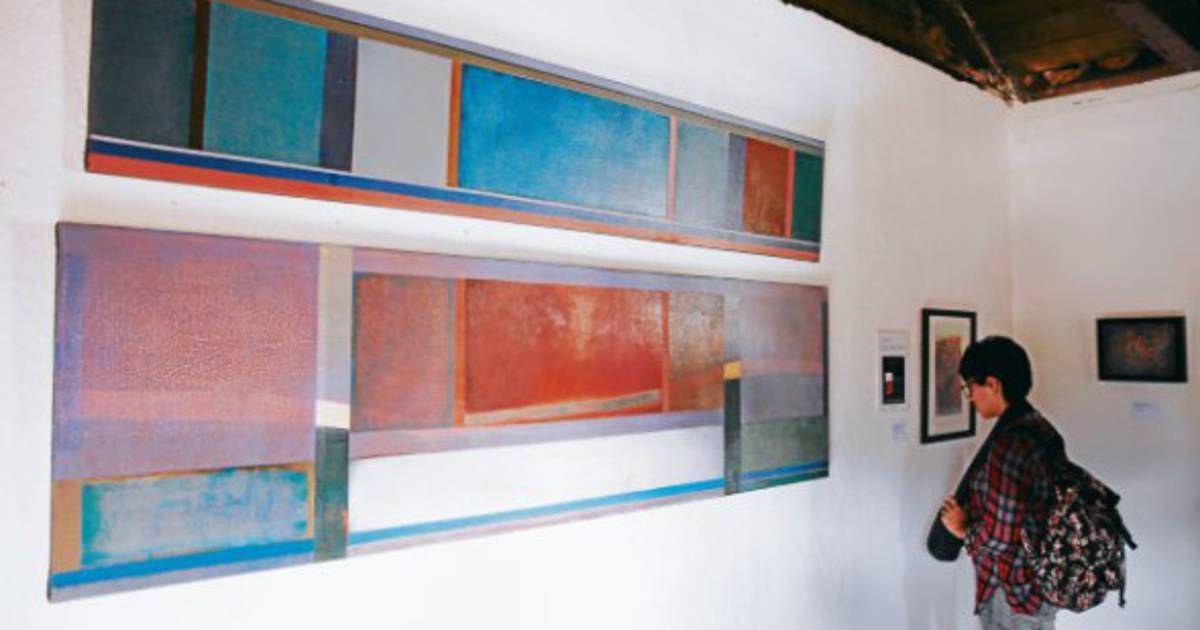 Acrílicos abstractos en la antología de la artista