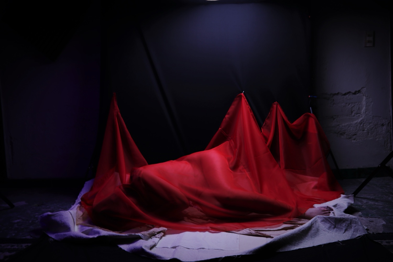 El Rojo — velo rojo sobre el cuerpo delegado